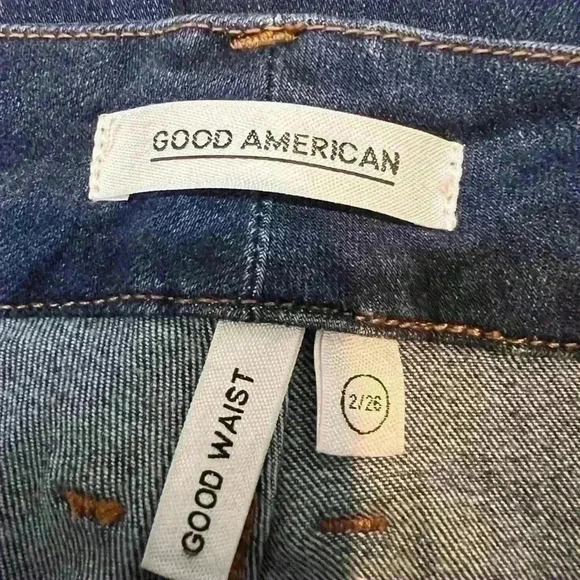 Good American Good Waist Extreme V Skinny Jeans Size 2/26 - Picture 7 of 8